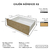 Cama Nido Americana Pekin Claudia Muebles