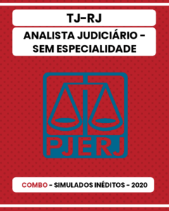 Combo Maratona - TJ-RJ - 09 Simulados Inéditos (Pacote 01, 02 e 03) - Analista Judiciário - Sem Especialidade