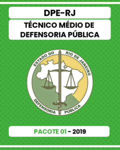 Pacote 01 - 02 Simulados de Véspera - DPE-RJ - Técnico Médio de Defensoria Pública