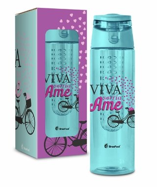 Garrafa Infusora 700 ML - Viva Sorria Ame