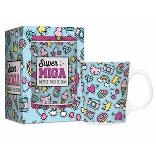 Caneca Porcelana Premium - Super Miga