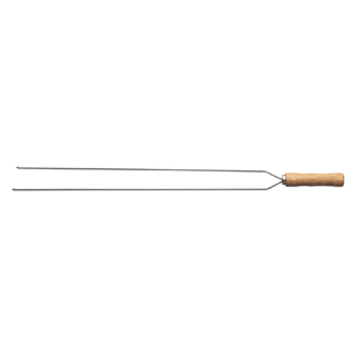 Espeto Duplo Para Churrasco Inox 75cm