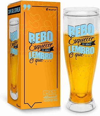 Copão Gel Cerveja - Bebo Para Esquecer