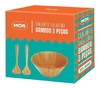 Conjunto Saladeira Bamboo 3 Pçs - comprar online