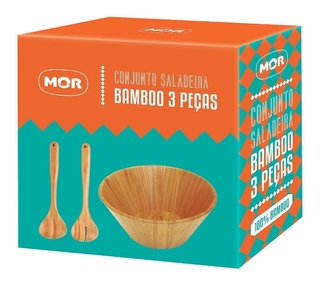 Conjunto Saladeira Bamboo 3 Pçs - comprar online
