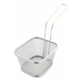 Cesta Inox Para Servir Porções