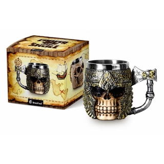 Caneca Resina - Caveira Viking