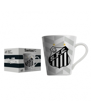 Caneca De Porcelana Santos 290ml