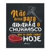 Quadro MDF Churrasco - comprar online