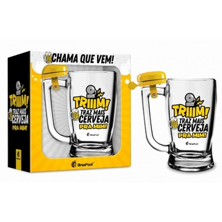 Caneca Taberna C/ Campainha - Traz Mais Cerveja