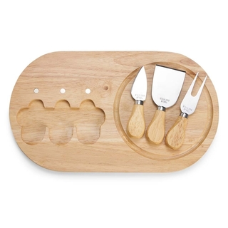 Kit Queijo Oval 4 Pçs - Arte Churrasco