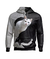 Buzo Hoodie Gato negro y gato blanco símbolo del yin y del yang