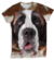 Remera de Perro San Bernardo - Saint Bernard colección Furious