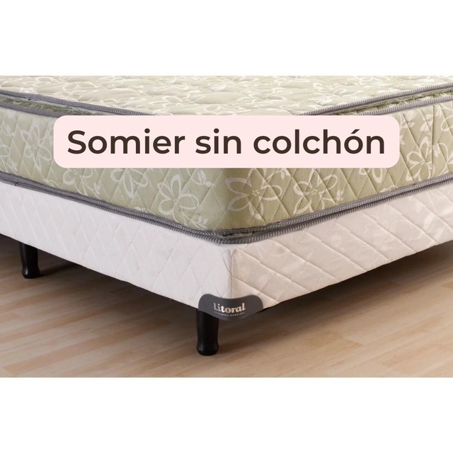 Somier (base) sin colchón 0,80x1,90m 1 plaza