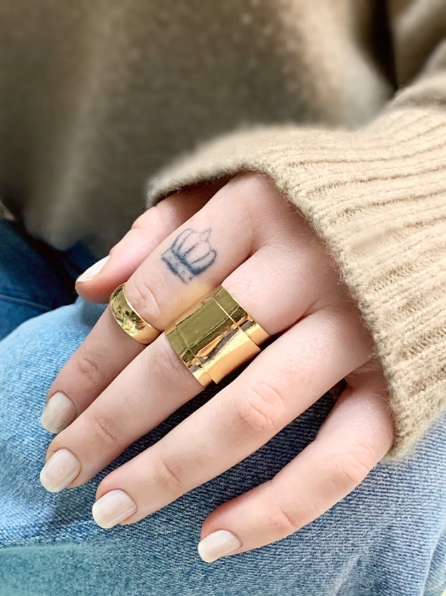 Anillos dorados hotsell