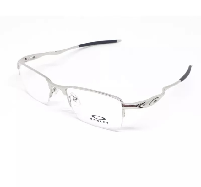 Óculos Descanso Sem Grau Oakley Prata Preto