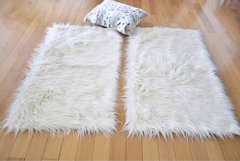 Alfombritas costado de cama color natural - comprar online