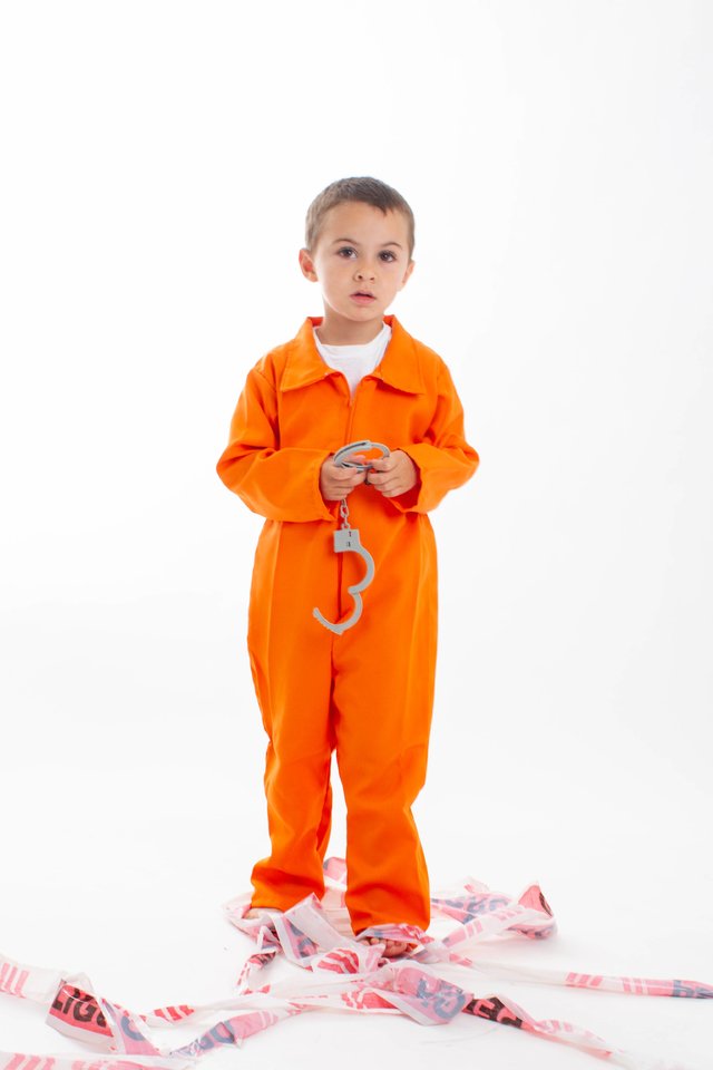 Disfraz de preso niño