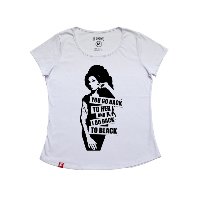 Remera Mujer Amy Winehouse You go back El Danzante