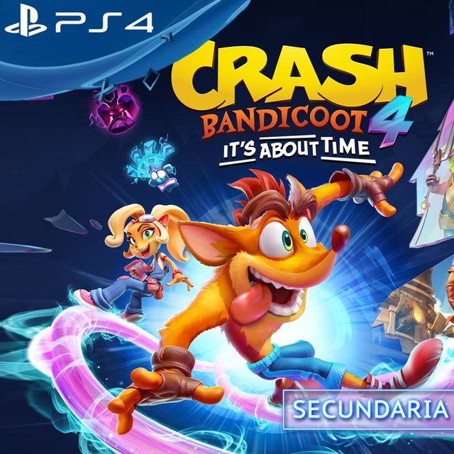 CRASH BANDICOOT 4 IT'S ABOUT TIME PS4 DIGITAL SECUNDARIA