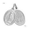 Medalha Milagrosa Nossa Senhora das Graças Aço 2,3cm -Pi01C