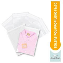 Bolsas de polipropileno PP con adhesivo- 15x20 - x200unidades en internet