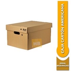 CAJA ARCHIVO MYD 403 CARTON C/ TAPA AMERICANA 42x32x25 cm