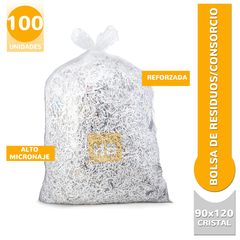 Bolsas De Consorcio Transparentes SUPER REFORZADAS 90x120 en internet