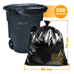 Bolsa consorcio negra super resistente 50x70 - comprar online