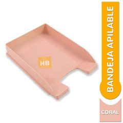 BANDEJA PAPELERA LIGGO PASTEL OFICIO AUTOAPILABLE - comprar online