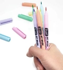 Marcadores Punta Pincel Trabi Art Brush X6 Colores Pastel - comprar online