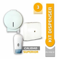 Imagen de Kit Dispenser - Jabón Liquido -toallas Mano- Papel Higiénico