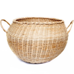 Cestão rattan abaulado