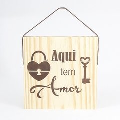 Quadro Decor Aqui tem Amor