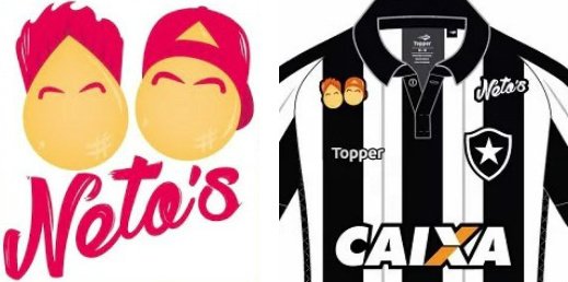 Patrocínio Irmãos Neto's | Camisa Botafogo