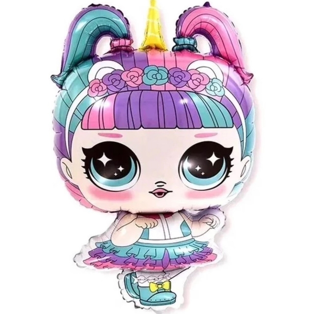 Globo cuerpo LoL unicornio Aires de Fiesta Magico
