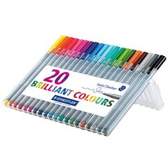 ESTUCHE 20 ROTULADORES TRIPLUS FINELINER STAEDTLER