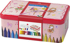 CAJA METÁLICA MUSICAL FABER-CASTELL - comprar online