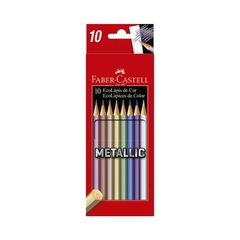 ECOLÁPICES DE COLORES METALICOS FABER CASTELL