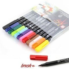 Plumon Acuarelable Koi Coloring Brush Set 12 Colores - comprar online
