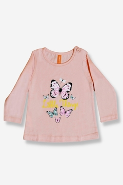 REMERA MARIPOSA BEBÉ NIÑA (2167) - comprar online