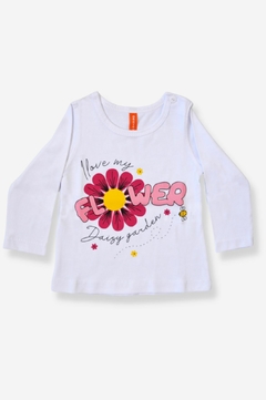 REMERA FLOR BB NIÑA (2210)