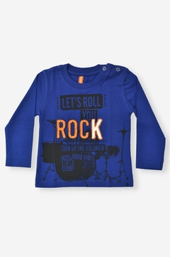 REMERA ROCK BEBÉ NIÑO (4291) - GRETTY STORE