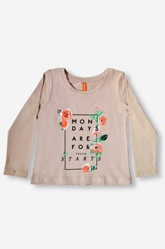 REMERA MONDAY NIÑA (ART 1255) - comprar online