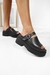 Calipso Cuero Negro - juanitashoes