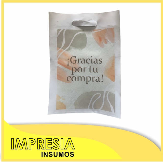 Bolsas De Friselina Con Manija Troquelada Y Fuelle X