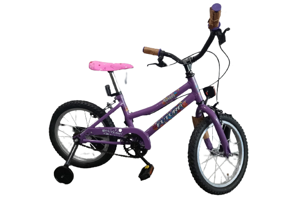 Bicicleta FUTURA Rodado 16 Ni a TWIGGY Violeta infantil