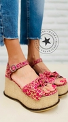 Sandalias de cuero mujer con plataforma cómoda