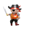 Globo Niño Pirata grande