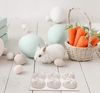 Molde de Silicona de 6 conejo ideal para deco de Pascuas